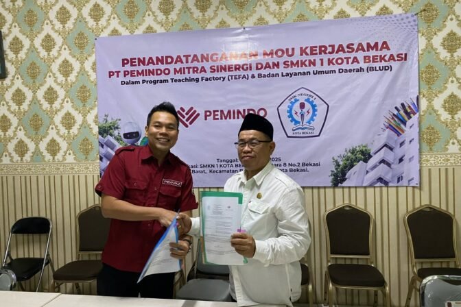 Kerjasama Program TEFA & Badan Layanan Umum Daerah Dengan SMKN 1 Kota Bekasi